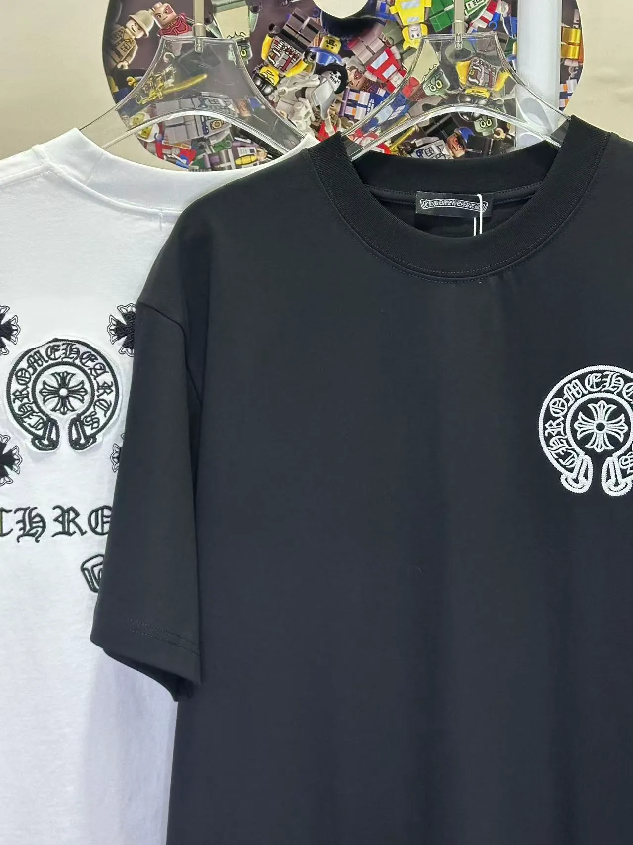 Come Hearts ⌚️ ( ） ： 🪡 ➕ ➕ ：Black White SIZE：S-XXL